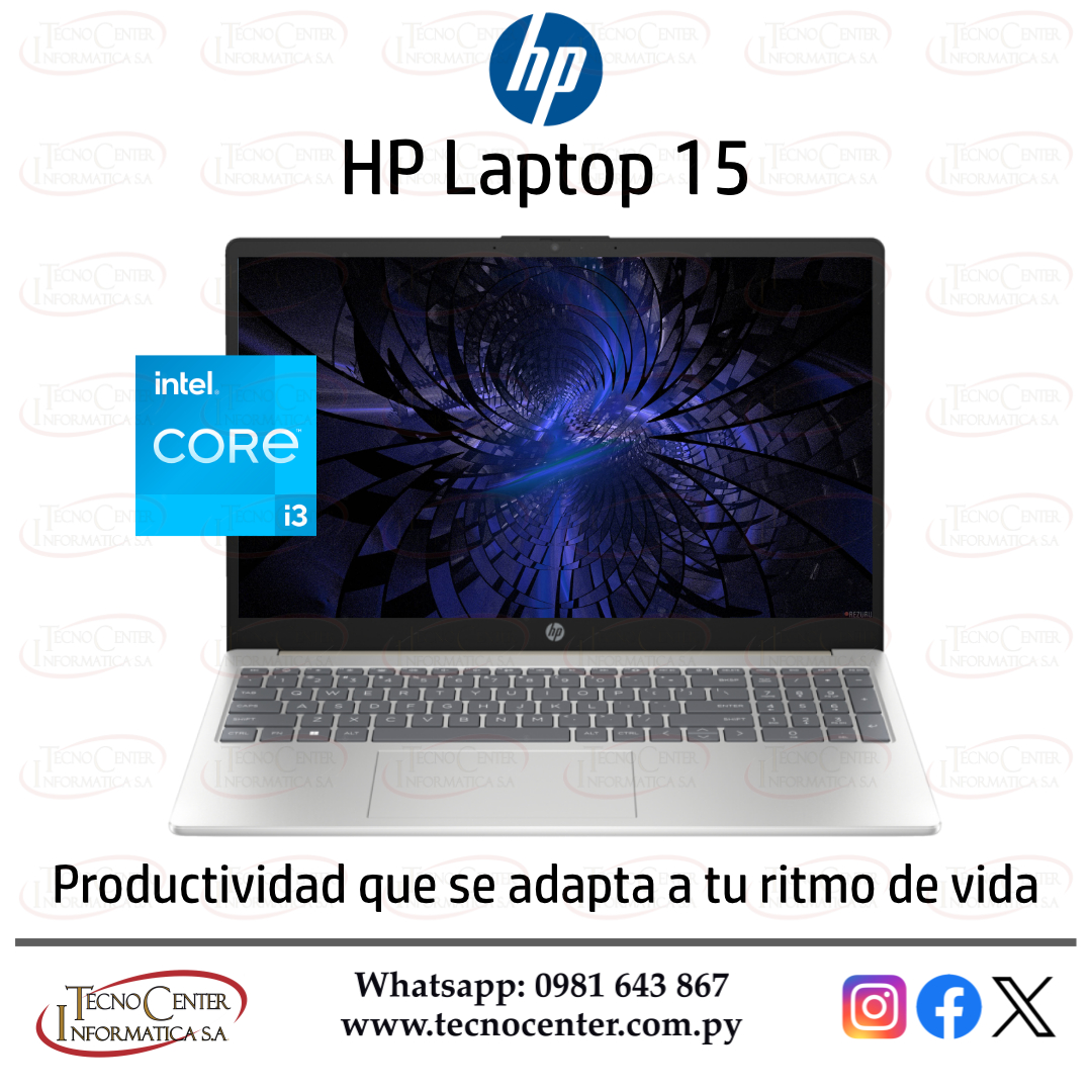 Notebook HP Laptop 15 Intel Core i3